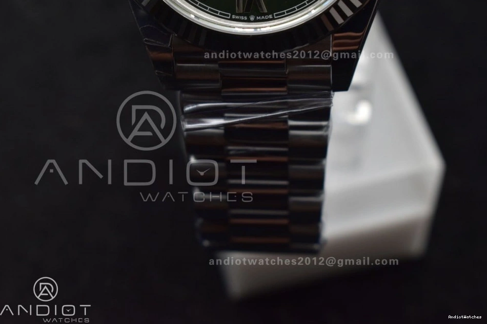 Edition THBF Best President Green Roman 662 Date Day (Gain Weight) on Refined 228239 SS Bracelet 1:1 40 Dial VR3255 0106